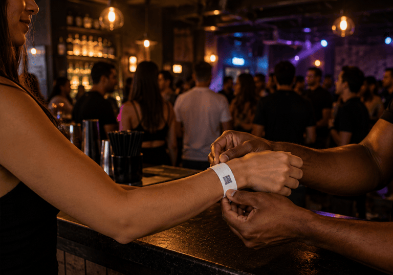 Bares já usam pulseiras de identificação para organizar a torcida na Copa 2026. Veja o que está acontecendo agora e como aplicar a mesma solução em qualquer evento.