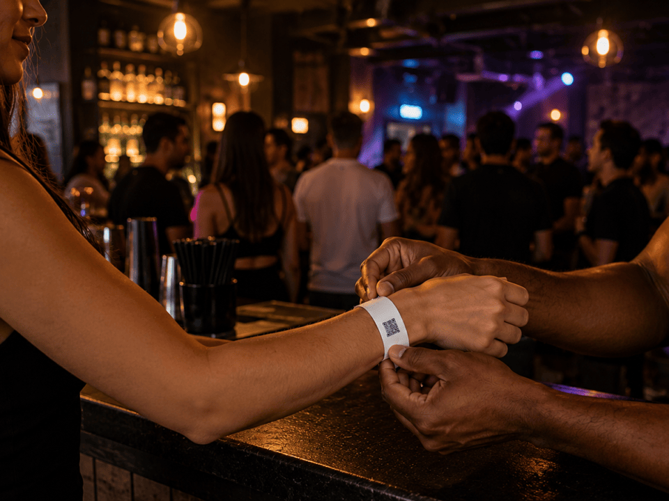 Bares já usam pulseiras de identificação para organizar a torcida na Copa 2026. Veja o que está acontecendo agora e como aplicar a mesma solução em qualquer evento.