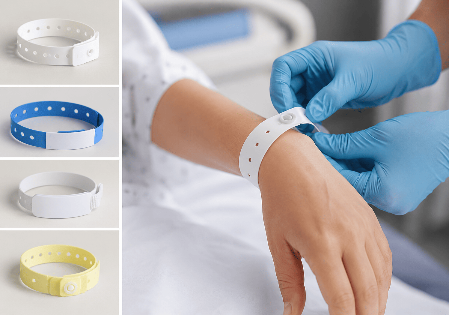 Pulseiras de identificação hospitalar: qual material escolher? | MicroRAR