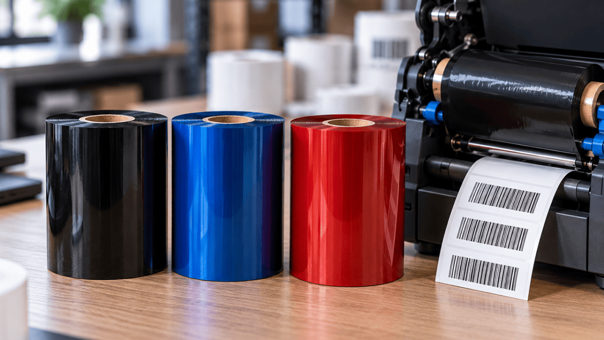 Entenda a diferença entre ribbon cera, cera-resina e resina, veja qual combina com cada material de etiqueta e descubra por que a impressão sai apagada, borrada ou riscada.