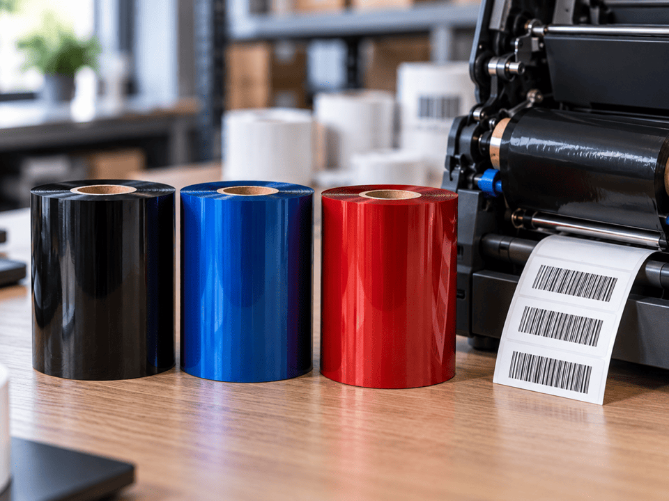 Entenda a diferença entre ribbon cera, cera-resina e resina, veja qual combina com cada material de etiqueta e descubra por que a impressão sai apagada, borrada ou riscada.